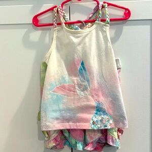 Girls mermaid matching set